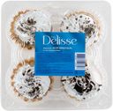 Пирожное DELISSE Корзиночки со вкусом пломбира, 200г