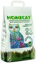 Наполнитель HOMECAT для кошачьего туалета древесный с мелкими гранулами 16 л