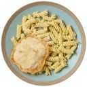 Шницель Cook Chart куриный в яйце с макаронами отварными, 200г