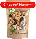 СЕМУШКА Смесь жареных орехов и изюма 150г д/п(Комсервис):8