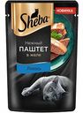 Корм для кошек влажный Sheba Нежный паштет в желе, с лососем, 75 г