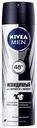 Антиперспирант Nivea Men Fresh Невидимый для чёрного и белого спрей, 150мл