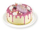 Торт бисквитный Детский розовый с творожным кремом СП ТАБРИС кор