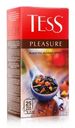 Чай Tess Pleasure черный с шиповником и яблоком листовой 25пак*1.8г