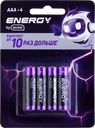 Элемент питания ENERGY BY LENTEL Alkaline battery, Арт. AAA LR03-4B