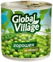 Горошек Global Village зеленый из мозговых сортов 240г