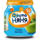 Пюре «ФрутоНяня» яблоко-груша с 5 мес., 100 г