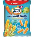 Палочки кукурузные ФрутоНяня Яблоко-морковь с 12 месяцев, 20 г