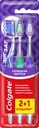 Зубная щетка COLGATE Зиг Заг многофункциональная, средней жесткости, 2+1, 3шт