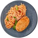 Котлета де-воляй из куриного филе с грибами и спагетти Перекрёсток Select, 250г