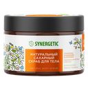 Скраб для тела SYNERGETIC® очищающий и питательный, карамель-яблоко-ваниль, 300мл