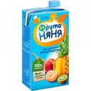 Сок детский неосветлённый ФрутоНяня Мультифруктовый, с 3 лет, 0,5 л