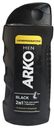 Гель ARKO Men 2в1  для душа+Шампунь Black, 260 мл
