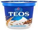 Йогурт TEOS Греческий злаки с клетчаткой льна 2%, 250 г
