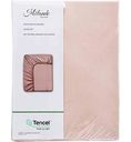 Простыня на резинке Milando тенсель цвет: розово-бежевый, 180×200 см