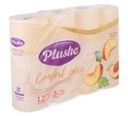 Туалетная бумага "Plushe Comfort care", 3 слоя, 12 рулонов