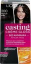Краска-уход для волос CASTING CREME GLOSS 200 Черный кофе, без аммиака, 180мл