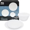 Набор столовый LAVENIR 12 предметов, стеклокерамика, Арт. 12PC LNWP WHITE