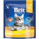 Сухой корм для стерилизованных кошек Brit Premium Sterilised Утка и курица, 2 кг