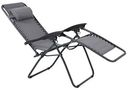 Кресло-шезлонг складное с подушкой под голову, 165×65×110см