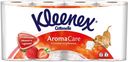 Туалетная бумага «Сочная Клубника» Kleenex, 3 слоя 8 рулонов