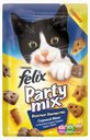 Лакомство для кошек Felix Party Mix Сырный микс чеддер гауда и эдам, 60 г