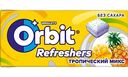 Жевательная резинка Orbit Refreshers Тропический микс, 16г