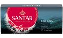 Чай черный Santar Earl Grey с ароматом бергамота и цедрой цитрусовых, 25х1.5г