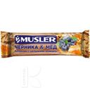 Батончик мюсли MUSLER Черника и мед 30г
