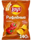 Чипсы картофельные Lay's Рифленые Паприка 140г