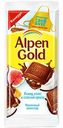Шоколад молочный Alpen Gold Кокос, инжир и солёный крекер 25 % какао, 80 г