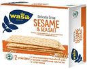 Хлебцы пшеничные цельнозерновые Wasa тонкие Delicate Crisp Rosemary & Sea salt с розмарином и морской солью, 190 г