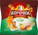 Сухарики Три корочки ржаные со вкусом холодец с хреном, 60г + горчичный соус, 25мл