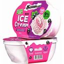 Мороженое молочное с пониженной калорийностью BombBar со вкусом пломбира и черной смородины без сахара, 400 г