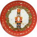 Тарелка стеклянная Щелкунчик, 25см