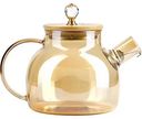 Чайник заварочный стеклянный Barouge цвет: золото, 1л