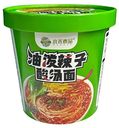 Лапша быстрого приготовления Hezhai с маслом чили кунжутом и арахисовой пастой, 119г