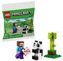 Конструктор LEGO Minecraft 30672 Стив и панды 6+, 35деталей