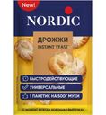 Дрожжи Nordic хлебопекарные сухие быстродействующие, 6г