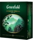 Чай зеленый GREENFIELD Жасмин Дрим, 100пакетиков 