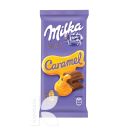 Шоколад MILKA молочный с карамельной начинкой, 90г