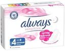 Прокладки Always Sensitive ночные 4 гигиенические 7шт.