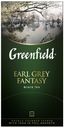 Чай черный Greenfield Earl Grey Fantasy с ароматом бергамота в пакетиках, 25х2 г