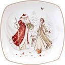 Блюдо фарфоровое Морозко, 25х4см