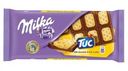 Шоколад Milka молочный с крекером TUC, 87 г
