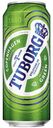 Пиво Tuborg Green светлое фильтрованное пастеризованное 4,6% 0,45 л