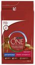 Сухой корм Purina ONE с говядиной и рисом повседневный для взрослых собак средних и крупных пород 3,8 кг