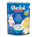 BEBI Premium Каша сухая молочная 3 злака яблоко ромашка, 200г