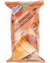 Мороженое пломбир Чистая Линия Шоколадный в вафельном стаканчике, 80 г