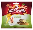 Сухарики Три корочки ржаные со вкусом малосольных огурцов, 60г + соус тартар, 25мл